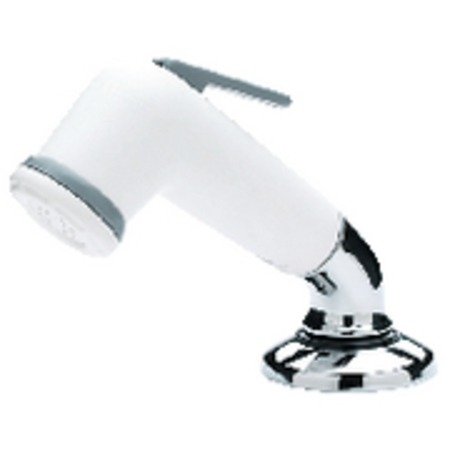 SCANDVIK 10191 White Standard Elbow Sprayer With 6Ft White Nylon Hose 10191P